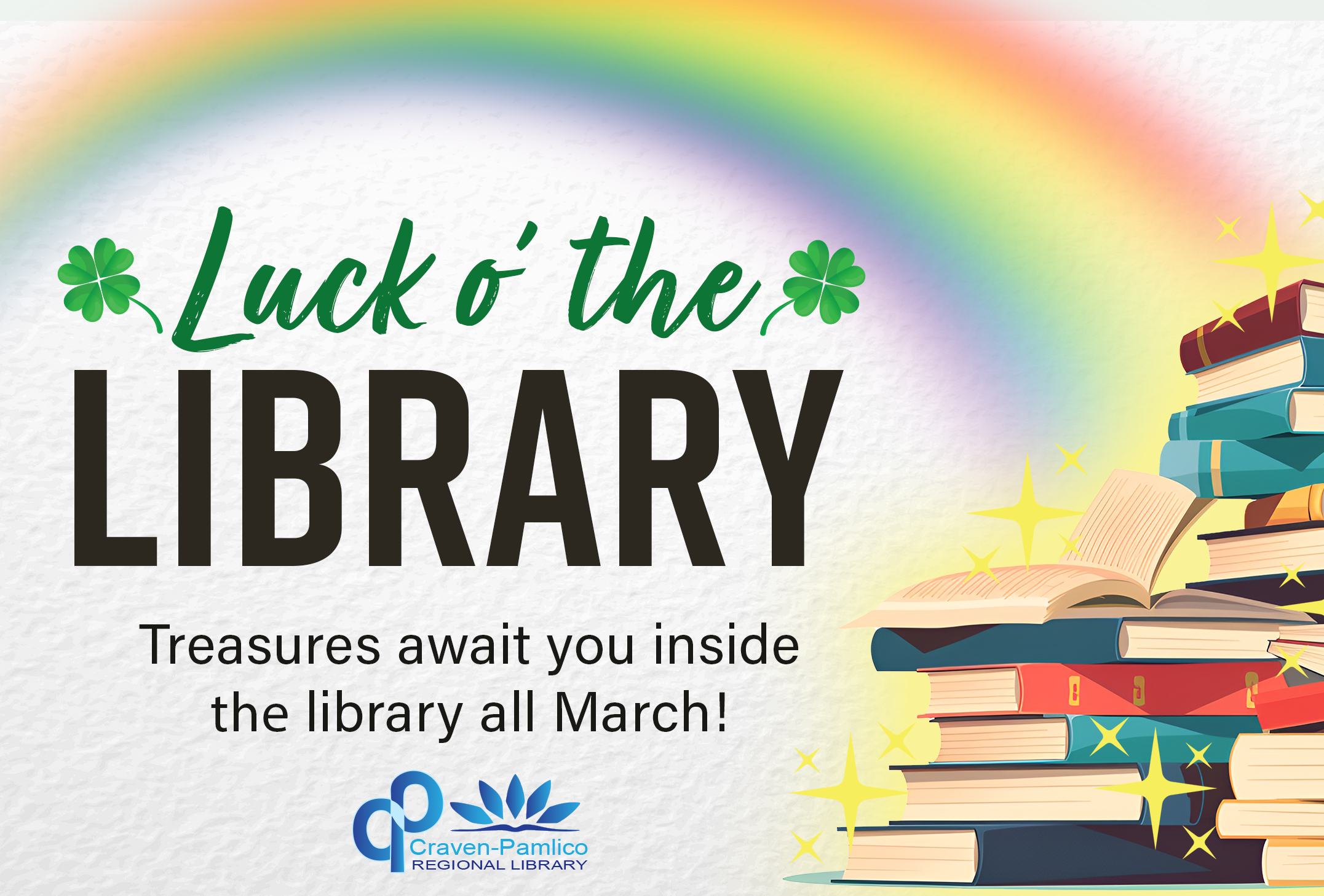 Luck o'the Library - Treasures await you in your local library!